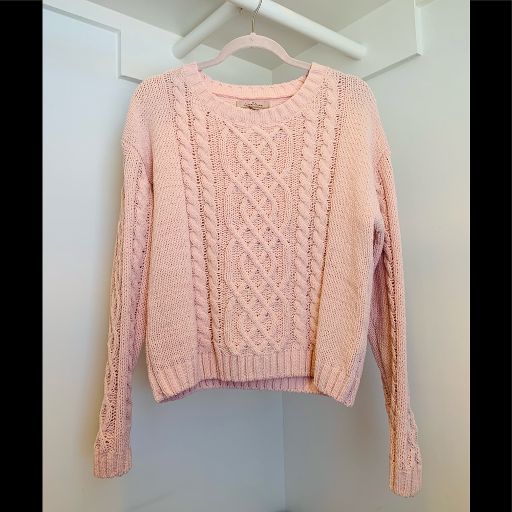 Soft Knit Pink Sweater